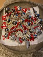 Retro kerstballen en piek zilver, Diversen, Kerst, Ophalen, Gebruikt