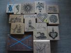 psx houten stempels, Hobby en Vrije tijd, Stempelen, Verzenden, Zo goed als nieuw, Houten stempel
