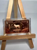 Koperen Baar - 1 Troy Ounce Australian Red Copper, Ophalen of Verzenden, Koper