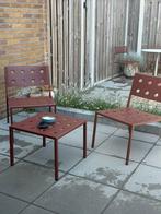 Hay balcony set rood bruin incl kussens, Ophalen of Verzenden, Gebruikt