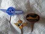 3 x Luchtvaart Speldjes evt meer van., Verzamelen, Speldjes, Pins en Buttons, Ophalen of Verzenden, Zo goed als nieuw