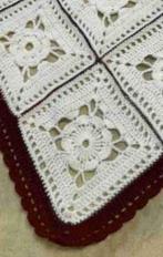Granny Deken Vintage gehaakte sprei 190x160cm, Huis en Inrichting, Woonaccessoires | Plaids en Woondekens, Gebruikt, DJT, Ophalen of Verzenden