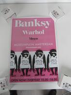 BANKSY X ANDY WARHOL poster MOCO Museum expo 60 x 42 cm ART, Verzamelen, Ophalen of Verzenden, A1 t/m A3, Zo goed als nieuw, Film en Tv