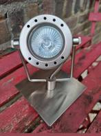 Aluminium / RVS opbouwspot spot spots, Huis en Inrichting, Metaal of Aluminium, Ophalen of Verzenden, Zo goed als nieuw, Stoer sober antiek landelijk industrieel vintage