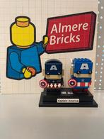 LEGO MOC BrickHeadz Captain America, Lego, Info@lego.nl, Ophalen of Verzenden, Zo goed als nieuw