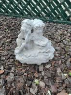 Betonnen tuinbeeld jongen & meisje, Tuin en Terras, Ophalen of Verzenden, Gebruikt