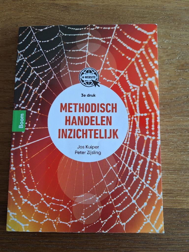 Methodisch handelen inzichtelijk, Boeken, Studieboeken en Cursussen, Ophalen of Verzenden, Alpha, Zo goed als nieuw, HBO
