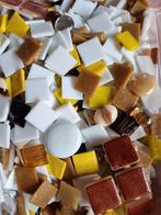 Mozaieksteentjes mozaïek steentjes mix geel bruin beige wit, Hobby en Vrije tijd, Knutselen, Ophalen of Verzenden, Nieuw, Materiaal