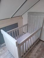 Stoer ledikant van grijs steigerhout, Kinderen en Baby's, Babywiegjes en Ledikanten, Ophalen, Gebruikt, Ledikant