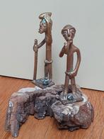2 bronzen goudgewichtjes "Ashanti", Antiek en Kunst, Ophalen of Verzenden