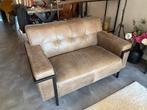 1,5 zits cowboy ledere bank olive (ook 2,5 zits aanwezig), Ophalen, Tweepersoons, Zo goed als nieuw, Minder dan 150 cm