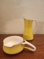 Dansk Koben Style Emaille Kan en Sauspan Set van Quistgaard, Antiek en Kunst, Ophalen of Verzenden