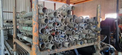 Layher allround staanders zonder pen, Doe-het-zelf en Verbouw, Steigers, Gebruikt, Gevelsteiger, 5 meter of hoger, Ophalen