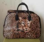 Reis / Weekendtas Trolley met Wild Print, Ophalen of Verzenden, Zo goed als nieuw, Uitschuifbare handgreep