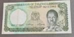 Tanzania 10 shilling 1966 bankbiljet., Postzegels en Munten, Bankbiljetten | Afrika, Ophalen of Verzenden, Tanzania