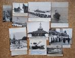 10 oude persfoto's marine fregatten schepen jaren '50, Verzenden, X, Nederland, X