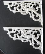 Antiek Gietijzeren Plankdragers Muurbeugels, Antiek en Kunst, Curiosa en Brocante, Ophalen of Verzenden