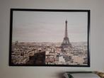 Parijs  canvas foto met lijst, Huis en Inrichting, Woonaccessoires | Schilderijen, Tekeningen en Foto's, Ophalen, 125 cm of meer