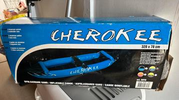 Cherokee Opblaasbare Kano 2 Personen + Peddels beschikbaar voor biedingen
