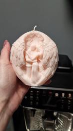 Handgemaakte Soja Wax Kaars - Engel Design, Overige materialen, Crème, Nieuw, Ophalen of Verzenden