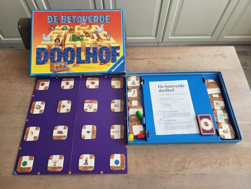 spel De betoverde doolhof, Hobby en Vrije tijd, Gezelschapsspellen | Bordspellen, Zo goed als nieuw, Een of twee spelers, Drie of vier spelers