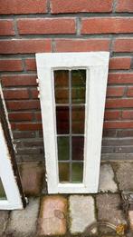 Glas in lood raam, Doe-het-zelf en Verbouw, Glas en Ramen, Ophalen, Gevelraam of Ruit, Gebruikt, Minder dan 80 cm