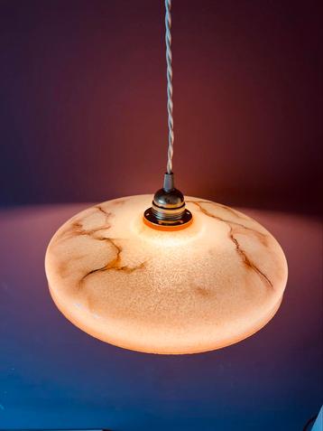 Art Deco Murano glazen hanglamp beschikbaar voor biedingen