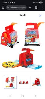 Car Shooter Turbo Racers, Auto box garage, Kinderen en Baby's, Speelgoed | Speelgoedvoertuigen, Ophalen of Verzenden, Zo goed als nieuw