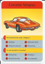 Kw3586 verzamelkaartje corvette stingray, Ophalen of Verzenden, Auto's