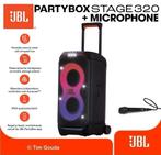 ✅ JBL Partybox Stage 320 + Microfoon - NIEUW, Audio, Tv en Foto, Luidsprekers, Ophalen of Verzenden, Nieuw, 120 watt of meer, JBL