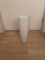 Witte ronde vaas - 43 cm hoog, Ophalen, Wit, Minder dan 50 cm, Glas