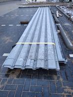 38 - Damwandplaten, dakplaten, Doe-het-zelf en Verbouw, Gebruikt, Overige kleuren, 15 m² of meer, Metaal
