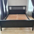 Z.S.M.O Bedframe met lattenbodem HEMNES 1.80 - 2.00, Ophalen, Gebruikt, Hemnes, Zwart