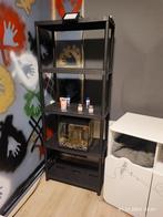 Zwarte plastic stellingkast, Ophalen of Verzenden, Gebruikt