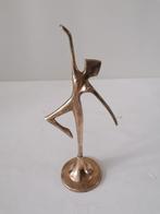 antiek koperen/messing beeldje van een danseres izgst 23 cm, Antiek en Kunst, Antiek | Keramiek en Aardewerk, Ophalen of Verzenden