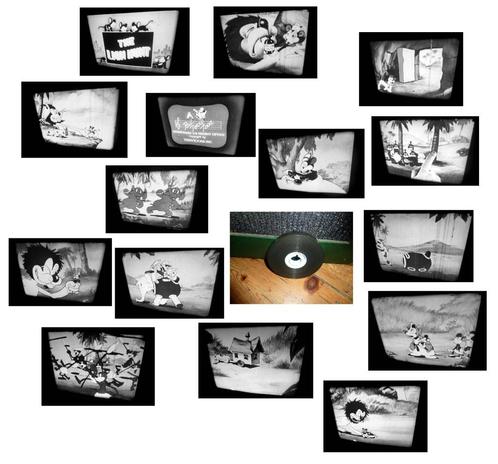 16mm film oude Terrytoon - The Lion Hunt - 1938 -, Audio, Tv en Foto, Filmrollen, 16mm film, Ophalen of Verzenden