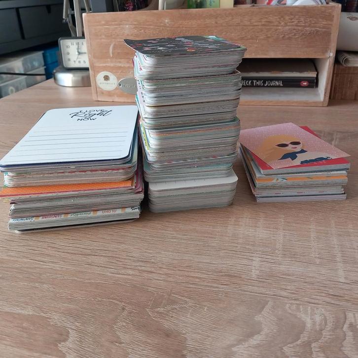 Project Life Kaarten - Honderden Nieuw!, Hobby en Vrije tijd, Scrapbooking, Nieuw, Papier of Karton, Verzenden
