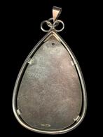 Zilver & Emaille Hanger Madonna met kind  periode ca 1900 -, Verzenden, Zilver, Hanger