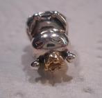 Pandora Zilver met Goud Queen Bee Bedel 790227 nr.193, Verzenden, Pandora, Zo goed als nieuw, 1 bedel