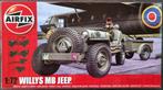 Airfix A02339 WWII Willys MB Jeep 1:72, Hobby en Vrije tijd, Modelbouw | Auto's en Voertuigen, Nieuw, Overige typen, Ophalen of Verzenden