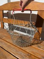 Vintage metalen draadmand eiermand / slacentrifuge, Huis en Inrichting, Ophalen of Verzenden