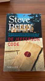 Steve Berry - De Jefferson code, Ophalen of Verzenden, Gelezen, Steve Berry