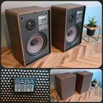 Vintage Saba Ultra Hifi 45 luidsprekers, Audio, Tv en Foto, Overige merken, Gebruikt, Ophalen of Verzenden, Minder dan 60 watt