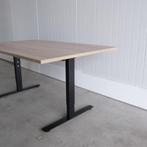 Restpartij - Vergadertafel - 160x100cm - Midden eiken blad, Huis en Inrichting, Bureaus, -, -, In hoogte verstelbaar, Ophalen of Verzenden