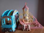 Sylvanian families crèche bus/babykasteel/babies, Ophalen of Verzenden, Gebruikt