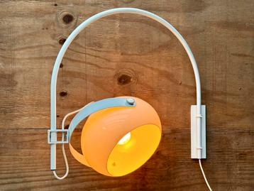Dijkstra Space Age Wandlamp Mushroom Paddestoel Lamp Wit beschikbaar voor biedingen
