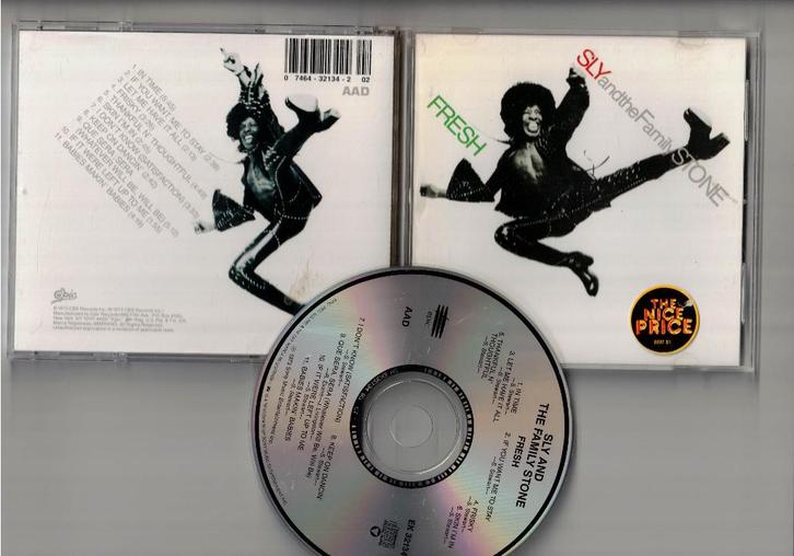 SLY AND THE FAMILY STONE CD Fresh, Cd's en Dvd's, Cd's | R&B en Soul, Zo goed als nieuw, 1960 tot 1980, Ophalen of Verzenden