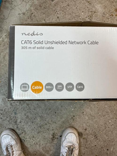 Cat 6 netwerk kabel utp.  90 meter, Computers en Software, Pc- en Netwerkkabels, Nieuw, Ophalen of Verzenden