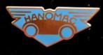 Hanomag broche- l.blauw brons uitv., Verzamelen, Speldjes, Pins en Buttons, Verzenden, Nieuw, Transport, Speldje of Pin