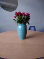 Turquoise Vaas met zwarte spikkels, Ophalen, Overige kleuren, 50 tot 75 cm, Aardewerk of Porselein